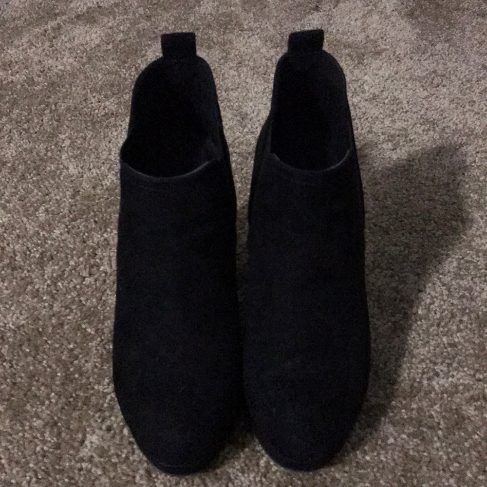 Suede booties